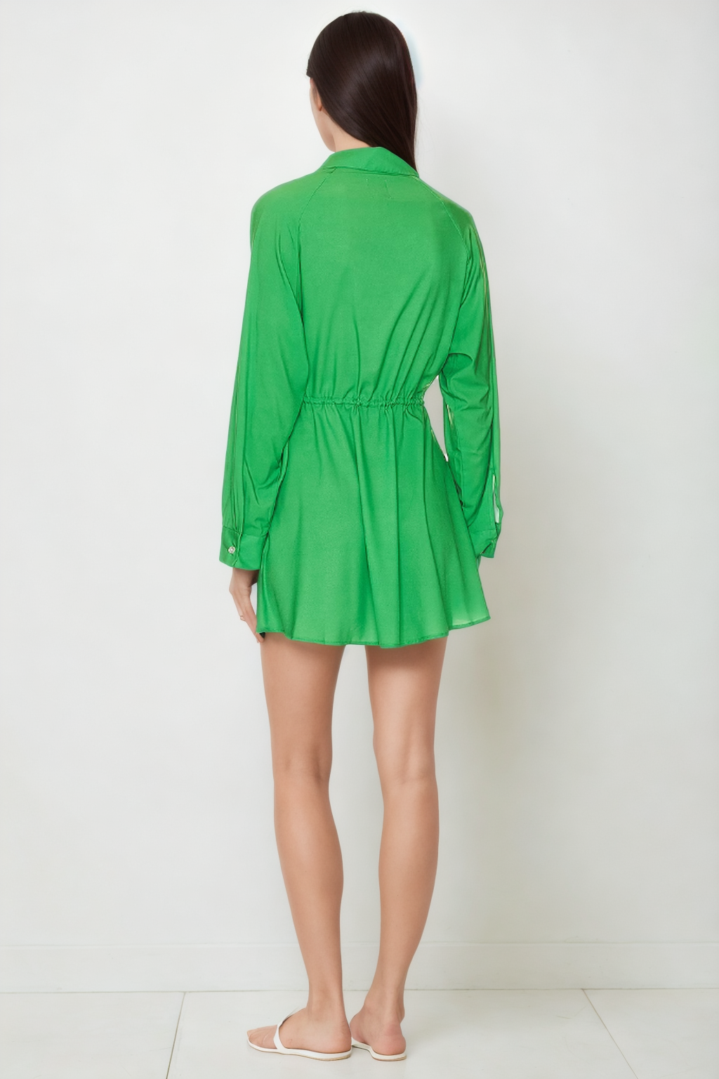 Casual Summer Dress with waist string