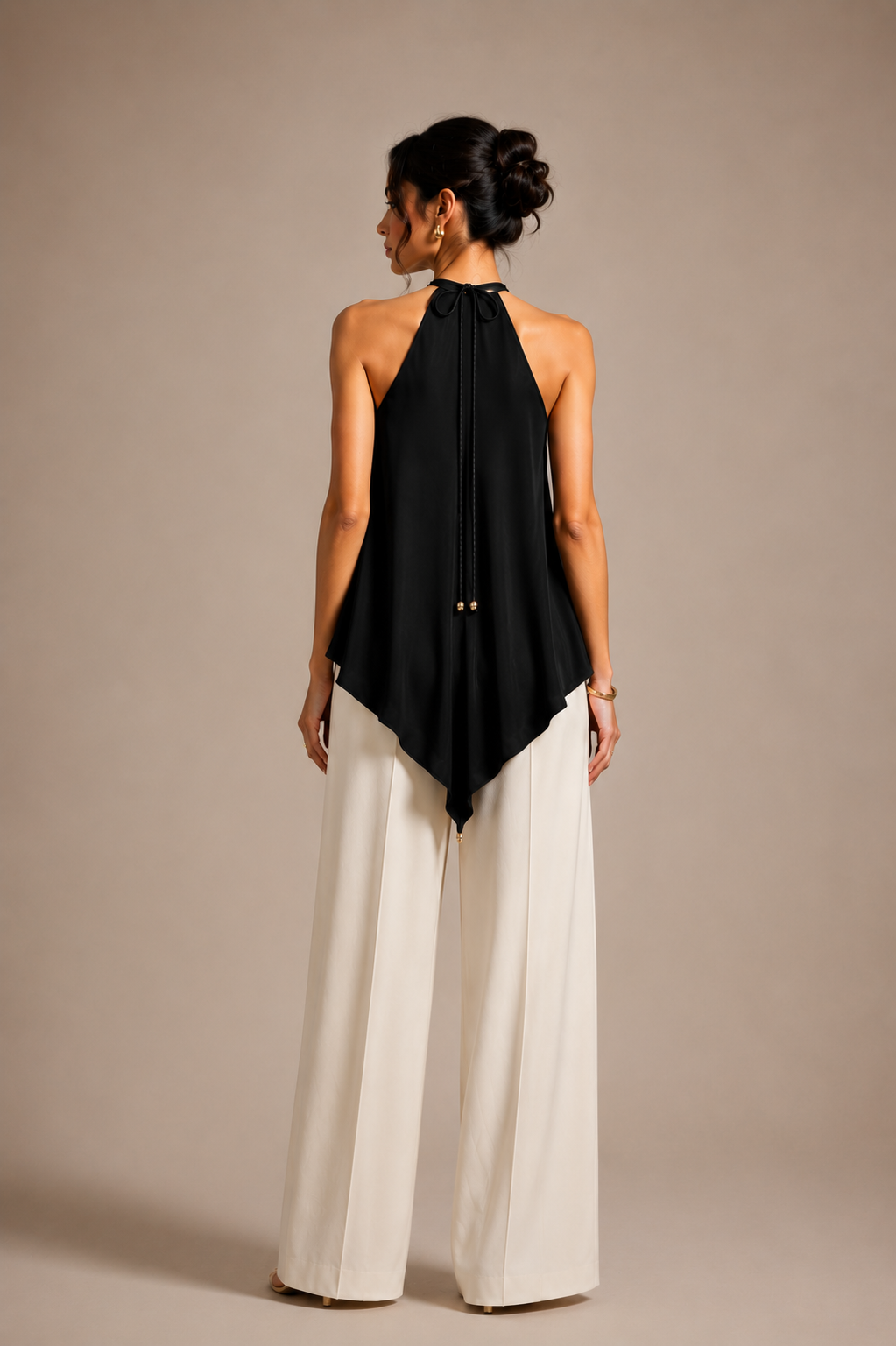 Black Handkerchief Top