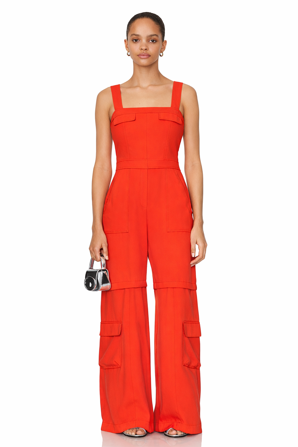 Rust Pocket jumpsuit