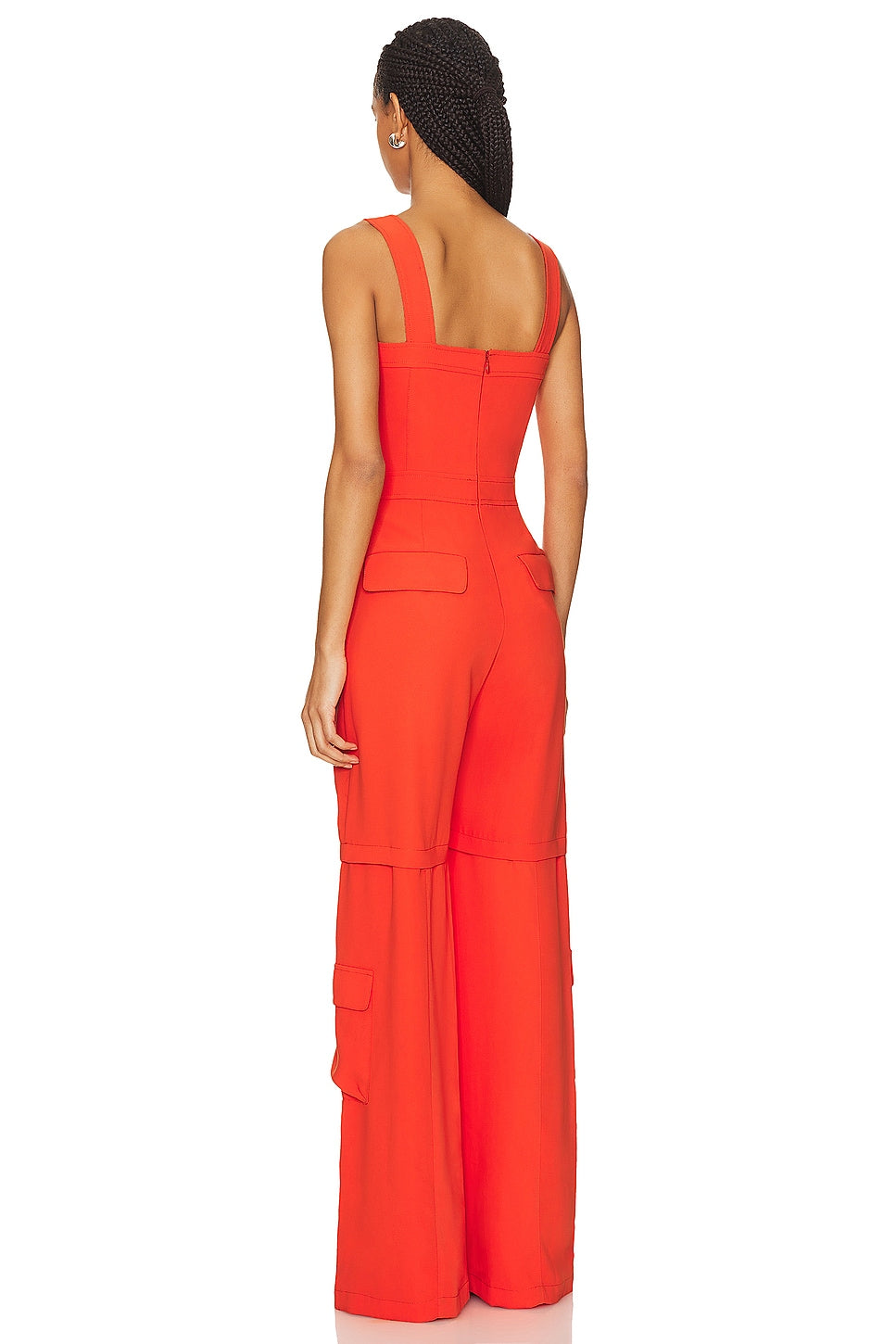 Rust Pocket jumpsuit