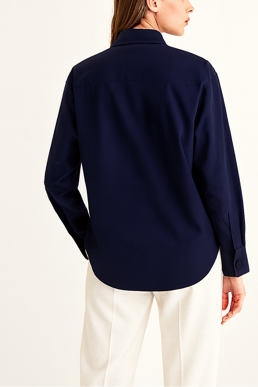 Petal Chic Oversized Shirt