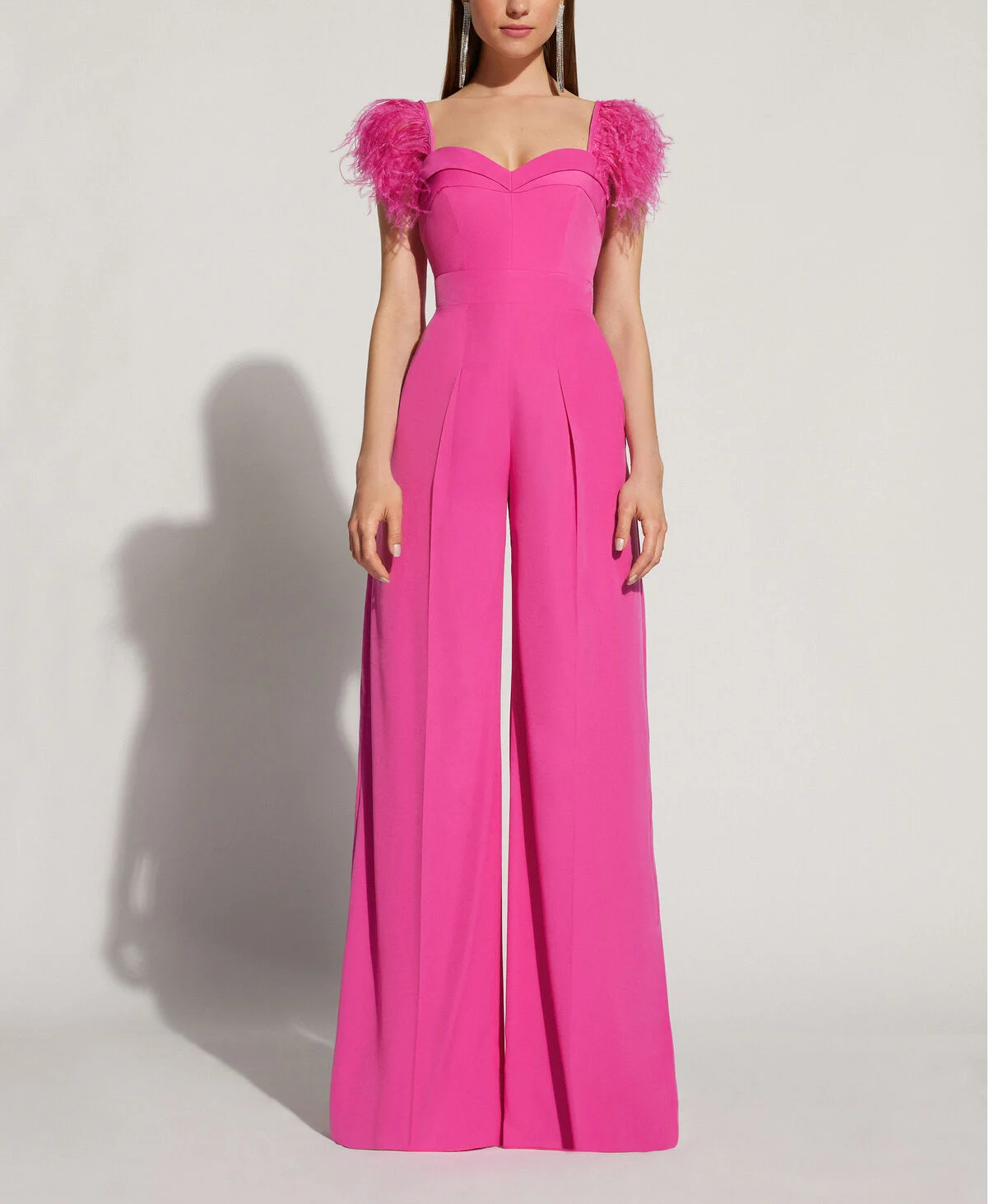 Heavy Furr Wide Leg Jumpsuit