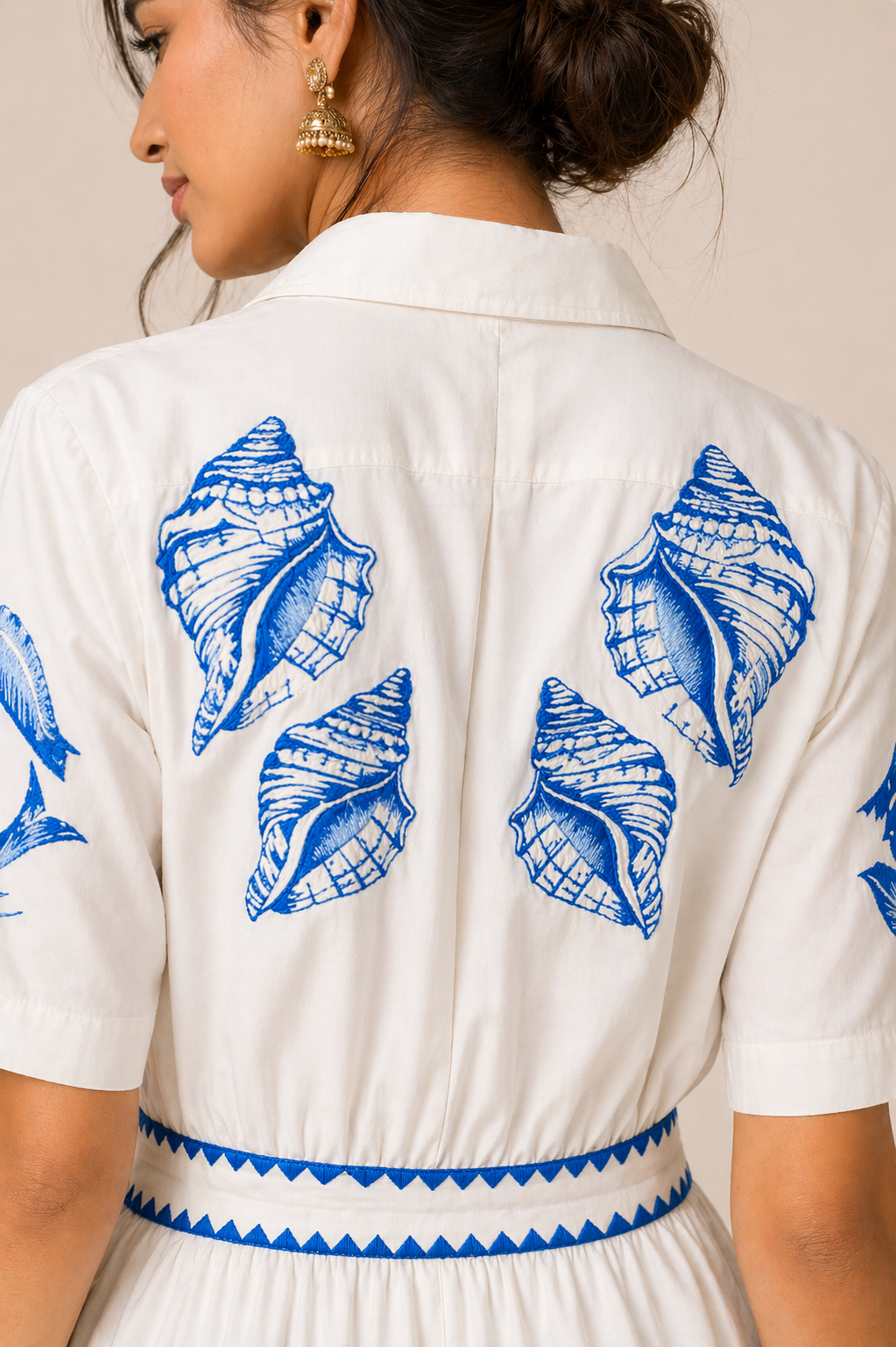 Palm embroidered Jumpsuit