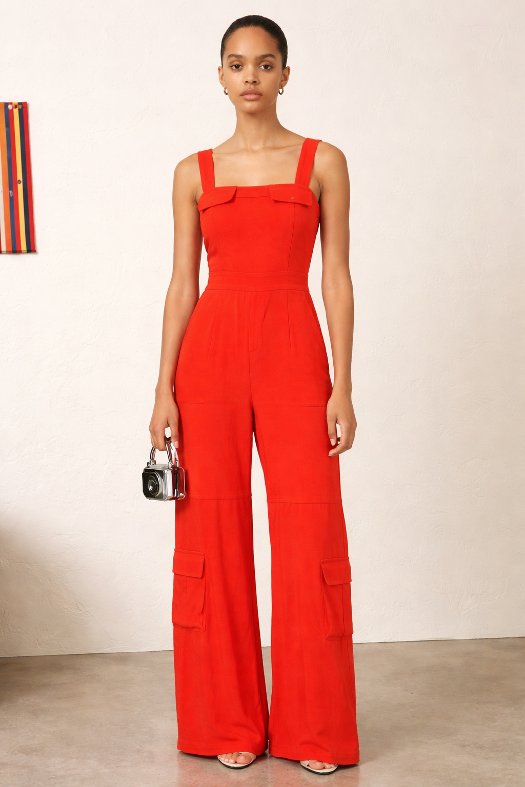 Rust Pocket jumpsuit