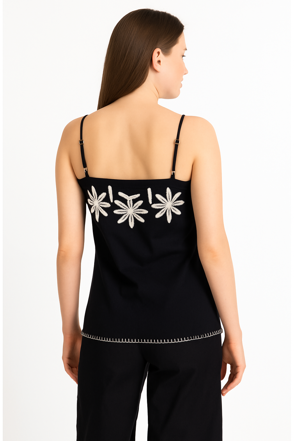 Camisole and wide-leg pants Set