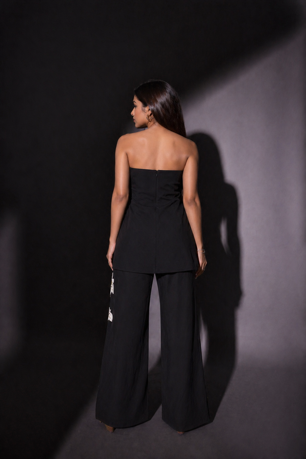 Floral patch  Black Set