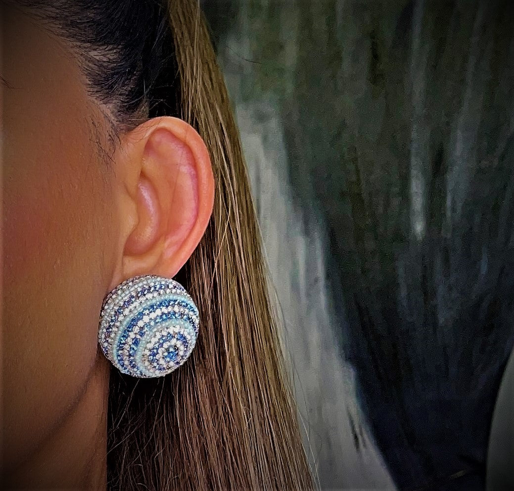 Crystal Pop up Studs