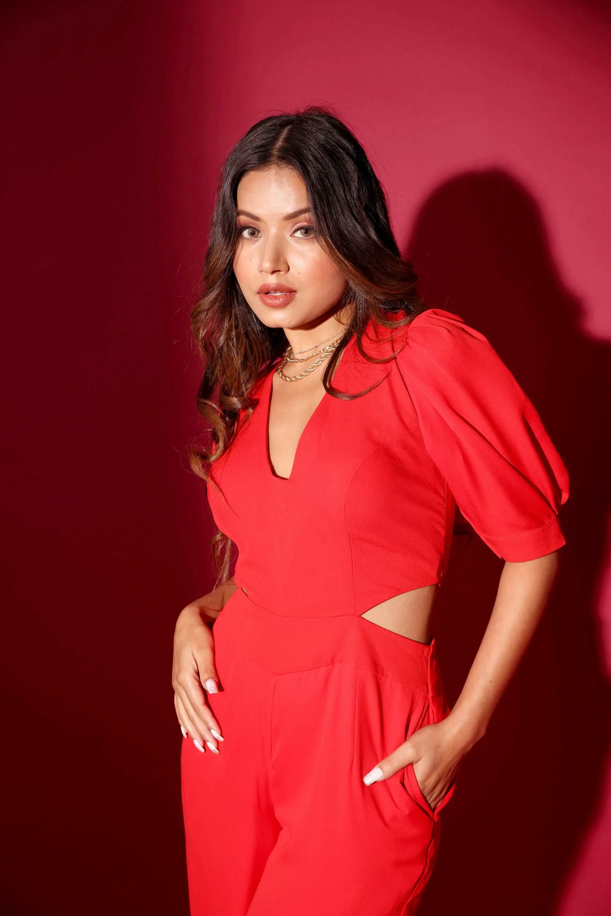 The perfect red party Jumpsuit