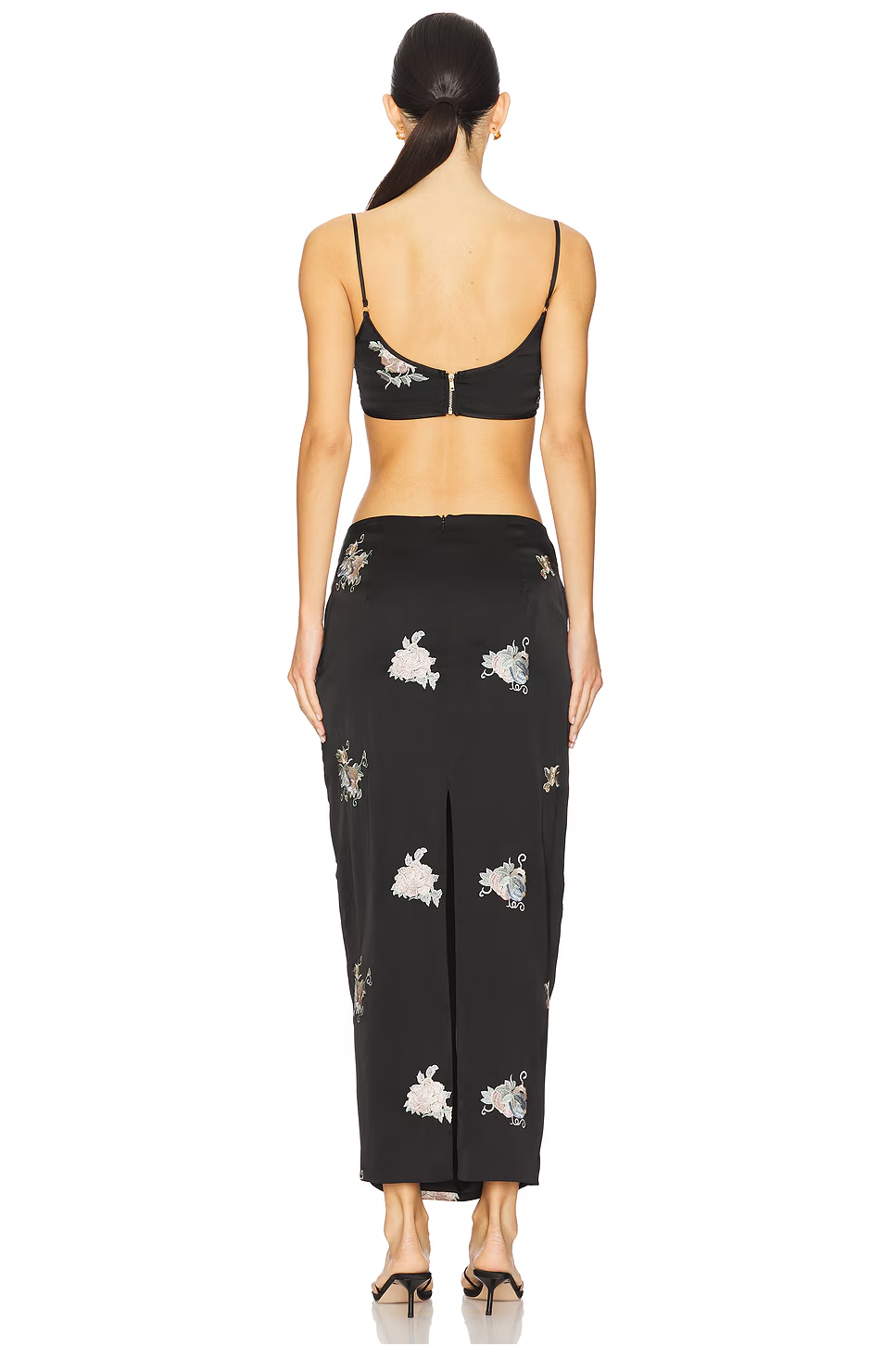 Knit Embroidered Set