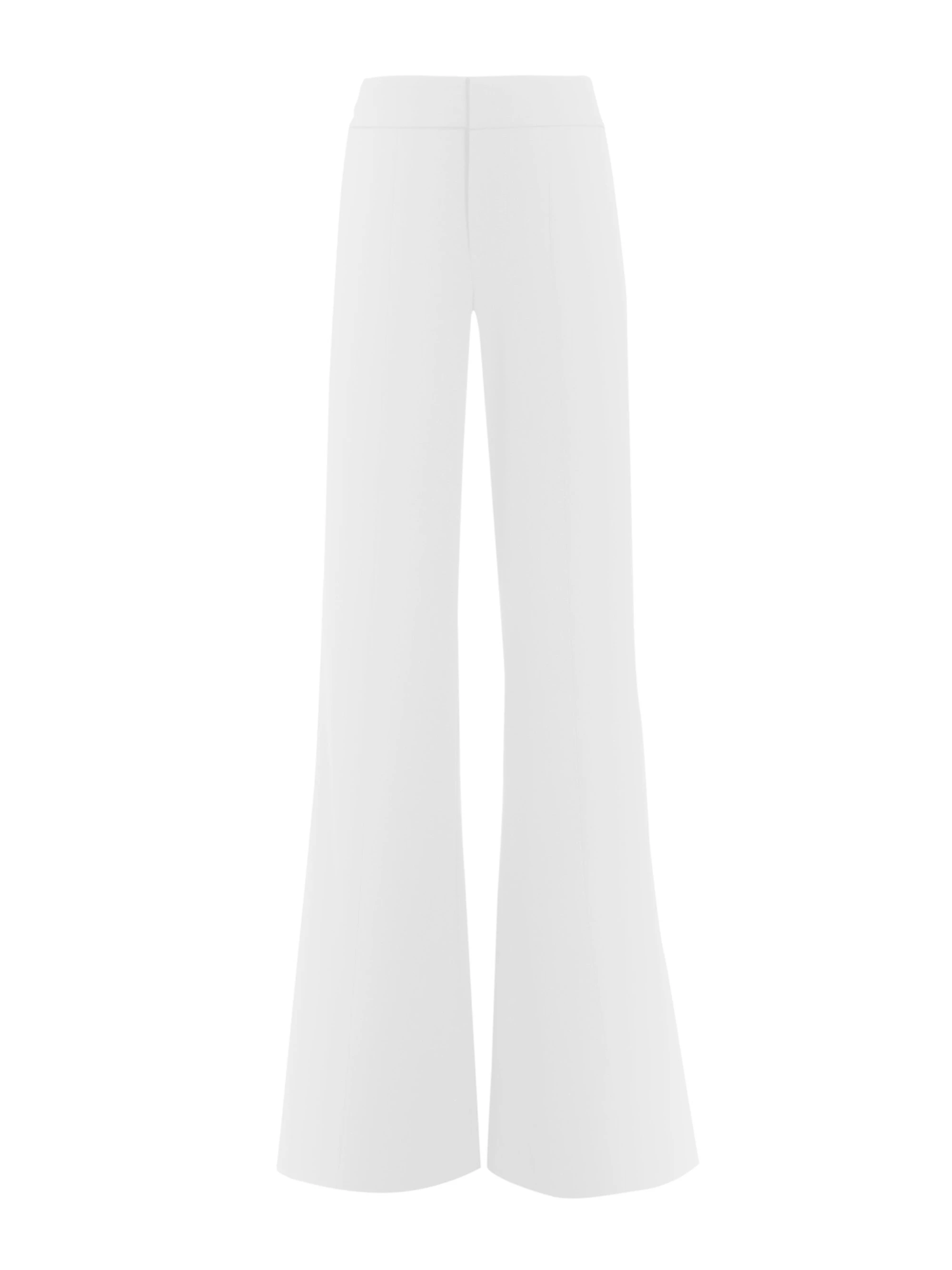 White Center Pintuck Wide leg Pants