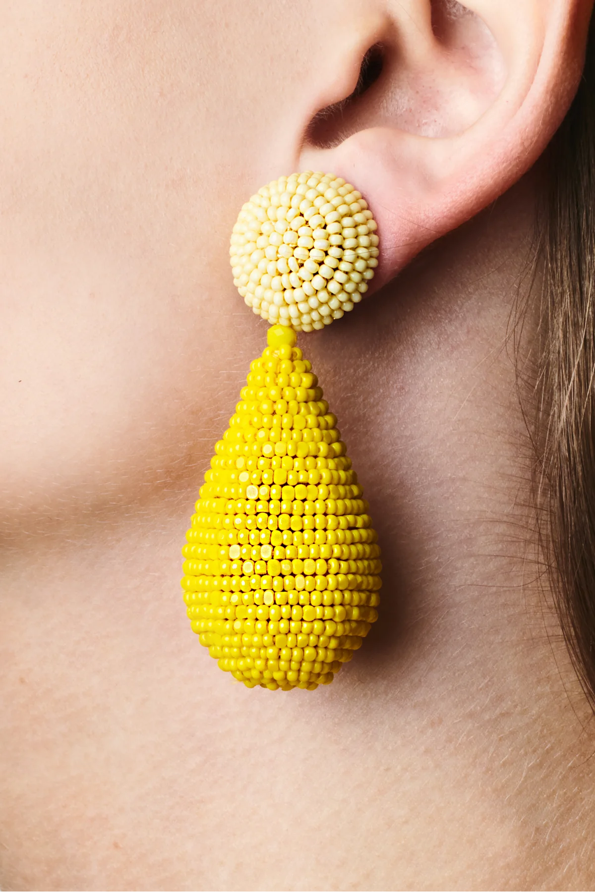 Yellow Drops Earrings